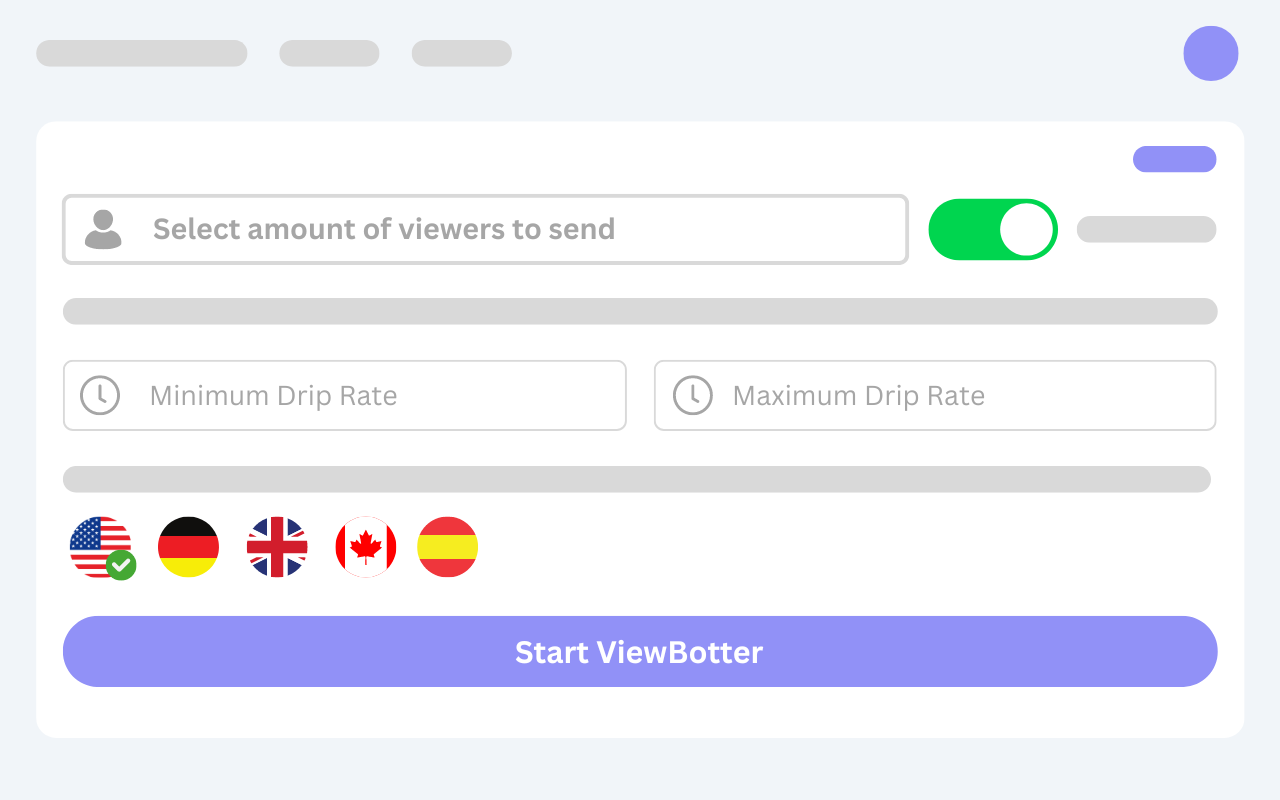 Stable location-based viewbot that follows raids