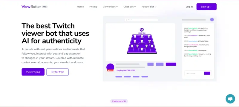 Viewbotter Helps You Grow on Twitch